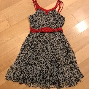 Woman’s Dress Nine West Animal Print Silk